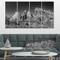 Designart - Rising Red Rocks Black and White - Landscape Canvas Art Print
